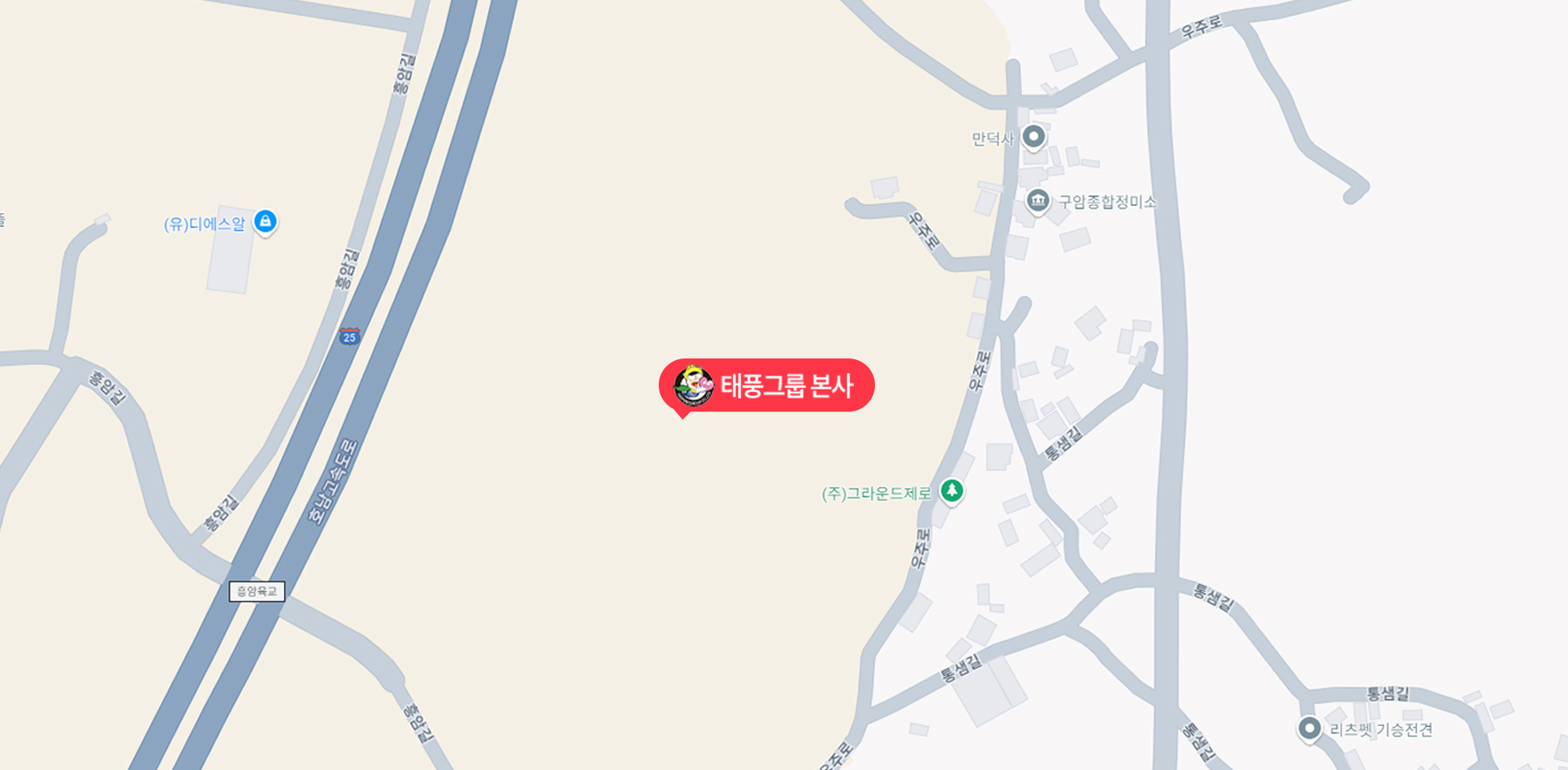 한국주소 지도
